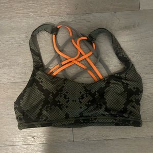 Lululemon Lulu Free to be Wild Bra Camo Camouflage